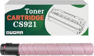 Compatible CS921 76C00K0 76C00C0 76C00M0 76C00Y0 High-Capacity Toner Cartridge, Works for Lexmark CS921de CS923de CX920de CX921de CX922de CX923dte CX923dxe CX924dte CX924dxe Printers (Magenta x 1)