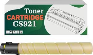 Compatible CS921 76C00K0 76C00C0 76C00M0 76C00Y0 High-Capacity Toner Cartridge, Works for Lexmark CS921de CS923de CX920de CX921de CX922de CX923dte CX923dxe CX924dte CX924dxe Printers (Yellow x 1)