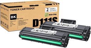 2 Pack MLT-D111S(SU814AD) Toner Cartridge, Compatible for Samsung M2020 M2020W M2022 M2022W M2070 M2070F M2070FW M2070W M202x M207x Printer