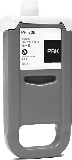 Pfi-706 Remanufactured Pigment Ink Cartridge PFI706 for Canon imagePROGRAF iPF8300 iPF8300s iPF8400 iPF8400s iPF8400se iPF9400 iPF9400s 700 ML (1-Pack, Black) Pfi-706 Remanufactured Pigment Ink Cartridge PFI706 for Canon imagePROGRAF iPF8300 iPF8300s iPF8400 iPF8400s iPF8400se iPF9400 iPF9400s 700 ML (1-Pack, Black)