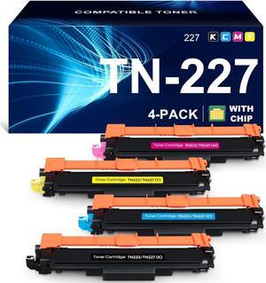 TN227 Toner Cartridge Replacement for Brother MFC L3710CW L3750CDW L3770CDW HL L3210CW L3230CDW L3270CDW L3290CDW 4 Color Packs