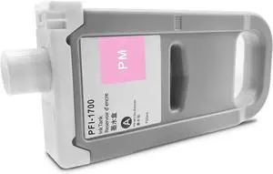 PFI-1700 PM Ink Cartridge Pigment Set PFI-1700 Ink Tank Replacement for Canon imagePROGRAF PRO-2000 PRO-2100 PRO-4000s PRO-4100 PRO-4100S PRO-6000s PRO-6100 PRO-6100s (1-Pack, Photo Magenta)