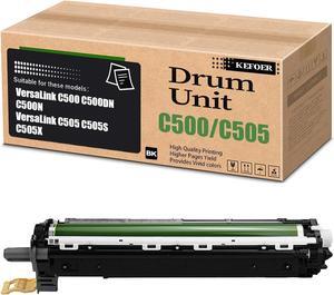 C500/C505 Drum Cartridge Replacement Compatible for Xerox 108R01484 108R01481 108R01482 108R01483 Work for VersaLink C500DN C500N C505S C505X Printer (1-Pack Black)