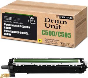 C500/C505 Drum Cartridge Replacement Compatible for Xerox 108R01484 108R01481 108R01482 108R01483 Work for VersaLink C500DN C500N C505S C505X Printer (1-Pack Yellow)