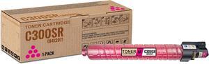 1 Pack C300SR Magenta Toner Cartridge | Replacement for Ricoh 841297 Work with MP C300 C300HT C300HW C300SR C400 C400SR C401 C401SR & Lanier LD 130C 130CSR 140C 140CSR | 841297