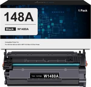 148A Black Toner Cartridge Replacement for W1480A 148A W1480X 148X Toner Cartridge for Pro 4001 4001dw 4001dn 4001n MFP 4101 4101fdw 4101fdn Printer | 1-Pack