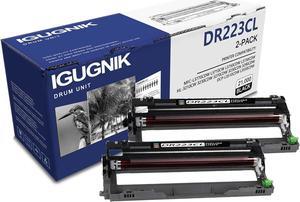 2 Pack DR223CL Black Drum Unit Replacement for Brother DR223CL Work with MFC-L3770CDW L3710CW L3750CDW L3730CDW HL-3210CW 3230CDW 3270CDW 3230CDN 3290CDW DCP-L3510CDW L3550CDW| DR223CL