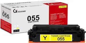 1 Pack 055 3013C001 Yellow Toner Cartridge Compatible 055 Replacement   055   ImageClass MF740 LBP660C LBP664Cdw LBP664Cx MF740C MF741Cdw MF742Cdw MF743Cdw MF745Cdw Printer