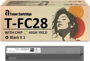 T-FC28 Toner Cartridges Replacement for Toshiba T-FC28 TFC28 Toner Cartridge Compatible for Toshiba E-Studio 2330C 2820C 3520C 4520C 2830C 3530C Printers, 1 Black