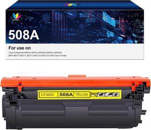 508a toner yellow compatible for 508A 508X CF362A for Color Enterprise M553 M553n M553dn M553x 553 M552 MFP M577 Printer Ink(Yellow,1Pack)