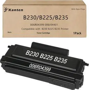 KANTEN B230/B225/B235 Black Toner Cartridge Compatble with B230/B225/B235 Printer Replacement for 006R04399 006R04400 006R04401 Toner Cartridge(1 Black)