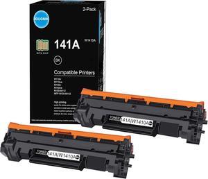 2 Pack 141A Black Toner Cartridge (with Chip) | Replacement   141A Work with M110w M110we M140w M140we M109-M112 MFP M139-M142 Printer | W1410A