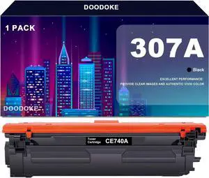 307A CE740A Black Toner Cartridge Compatible   Color Professional CP5225 CP5225n CP5225dn Printer, | 7,500 Pages | 1x Pack