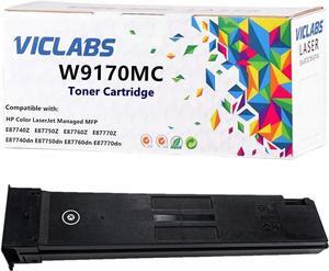 W9170MC Toner Replacement   W9170 Toner cartridges for use in HP Color Laserjet Managed MFP E87740 E87750 E87760 E87770 E87740dn E87750z E87750dn E87760dn E87770dn Printers (1 Black)