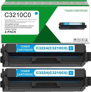C3210C0 Toner Cartridge High Yield Compatible 2 Pack C3210C0 Toner Cartridge Replacement for Lexmark C3224 MC3224i MC3426i MC3326i C3326dw C3426dw C3224dw MC3426adw MC3224dwe Printer Ink, Cyan