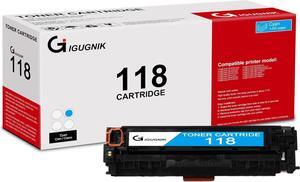 1 Pack 118 2661B001 Cyan Toner Cartridge Compatible 118 Replacement   118   imageCLASS MF8380Cdw MF8350Cdn/Cn/C LBP7200C/Cd/Cn/Cdn LBP7210Cdn LBP7600C LBP7660Cdn Printer