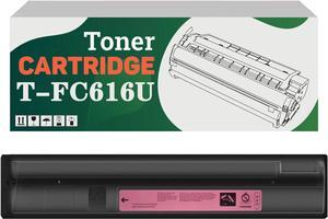 Compatible T-FC616U-K T-FC616U-M T-FC616U-Y T-FC616U-C High-Capacity Toner Cartridge, Works for Toshiba 5516AC 6516AC Printers Magenta*1