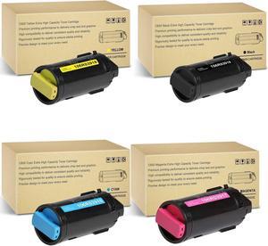 VersaLink C600 Toner Cartridge High Capacity - Remanufactured for VersaLink C600/C605 C600N C600V/N C600V/DN C600DT C600DX C600DXF C600DXP C605X Printer - 106R03903 106R03900 106R03901 106R03902