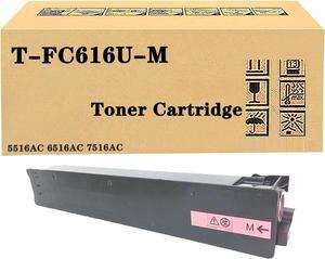 T-FC616U Compatible T-FC616U-K T-FC616U-C T-FC616U-M T-FC616U-Y Toner Cartridge for Toshiba E Studio 5516AC 5516ACT 6516AC 6516ACT 7516AC 7516ACT Printer Magenta