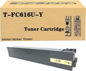 T-FC616U Compatible T-FC616U-K T-FC616U-C T-FC616U-M T-FC616U-Y Toner Cartridge for Toshiba E Studio 5516AC 5516ACT 6516AC 6516ACT 7516AC 7516ACT Printer Yellow