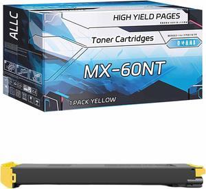 ALLC Compatible with Sharp MX-3550N MX-3550V MX-3551 MX-3570N MX-3570V MX-3571 MX-3571S MX-4050N MX-4050V MX-4051 Toner Cartridges MX-60NT, High Yield 41000 Pages (Yellow)