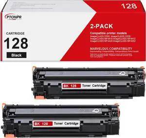 128 High-Yiled Black Toner Cartridge 2-Pack Replacement   128 Toner Cartridge for FAXPHONE L100 L190 ImageCLASS MF4412 MF4870dn MF4400 MF4700 MF4800 MF4770n Printer