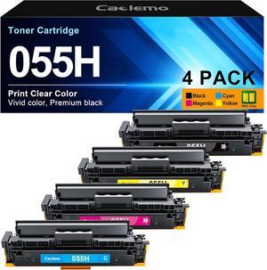 055H Toner Cartridge MF743Cdw Toner Replacement   055 055H Toner Cartridge Set Compatible with Canon Color imageCLASS MF743Cdw, MF741Cdw, MF745Cdw, LBP664Cdw Laser Printers (4-Packs)