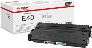 1 Pack E40 Black Toner Cartridge Replacement   E40 Work with PC 300 / 310 / 320 / 330/ 400 / 420 / 430 / 530 / 550/710 / 720 / 730 / 740 / 770 /790 / 920 / 940 / 950 / 980| E40