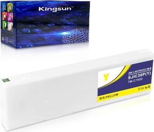 SJIC30P(Y) C33S020638 Remanufactured Ink Cartridge for COLORWORKS TM-C7500G TM-C7500GE 300 ml (1 Pack, Yellow)