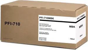 PFI-710 Matte Black Ink Tank Replacement for Canon PFI-710 PFI-710MBK for iPF TX-2000 TX-3000 TX-4000 Printer, 1-Pack