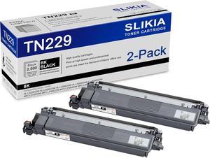 2-Pack Black TN229 Toner Cartridge: Compatible TN229 TN-229 Replacement for Brother HL-L3220CDW L3280CDW L3295CDW L3300CDW L8245CDW MFC-L3720CDW MFC-L3765CDW L3780CDW L8395CDW Printer