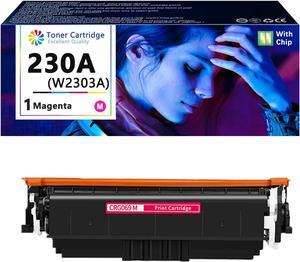 230A Toner Cartridges Compatible   230A W2300A W2301A W2302A W2303A Toner Replacement   Color Laserjet Pro 4203dw MFP 4303fdw Printers Magenta
