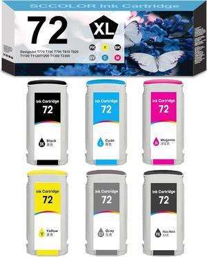 72 72XL Ink Cartridg 130-ML C9403A C9370A C9371A C9372A C9373A C9374A Replacement for 72 Ink use for DesignJet T770 T790 T795 T610 T620 T1100 T1120 T1200 T1300 T2300