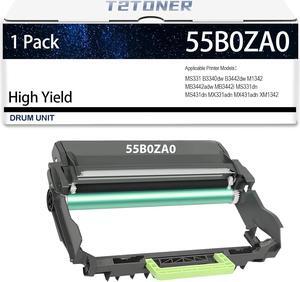 55B0ZA0 Drum Unit 55B0ZA0 Imaging Unit Remanufactured Drum Compatible for MS331 Drum Unit B3340dw B3442dw M1342 MB3442adw MB3442i MS331dn MS431dn MX331adn MX431adn XM1342 Printer