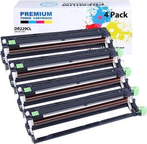 DR229CL Drum Unit,Works with TN229XL Toner Cartridge for Brother MFC-L3720CDW MFC-L3780CDW MFC-L3765CDW MFC-L8395CDW HL-L3220CDW HL-L3280CDW HL-L3295CDW HL-L3300CDW HL-L8245CDW Printer(4 Pack)