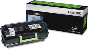 Lexmark 52D1H00 (LEX-521H) Toner, 25000 Page-Yield, Black