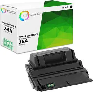 TCT 38A Toner Cartridge - Premium Compatible Replacement for HP 38A Q1338A Black Works with HP Laserjet 4200 4200N 4200TN 4200DTN 4200DTNS 4200DTNSL Printers (10,000 Pages)