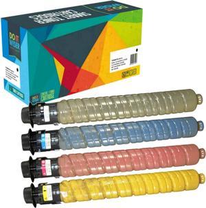 Do it Wiser Compatible Toner Cartridge Replacement for Ricoh Aficio MP C3003 MP C3503 MP C3004 MP C3504 Lanier Savin MP C3003 MP C3503 MP C3004 MP C3504-841813, 841814, 841815, 841816 (4-Pack)