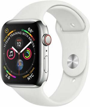 Refurbished Apple Watch Series 4 44mm GPS  Cellular 4G LTE  Stainless Steel  Silver