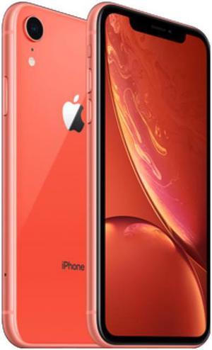 Apple iPhone XR 256GB Fully Unlocked Verizon T-Mobile AT&T 4G LTE (2018) - Coral - Good Condition