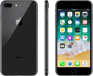 Refurbished Apple iPhone 8 Plus 64GB Verizon GSM Unlocked TMobile ATT Space Gray Smartphone