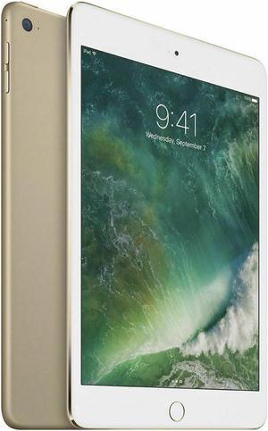 Apple iPad mini 4 (4th Gen) 64GB - Wi-Fi Cellular Unlocked - Gold - MK8C2LL/A - 2015