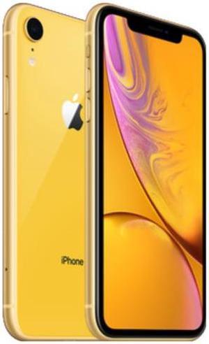 Refurbished Apple iPhone XR 128GB Fully Unlocked Verizon TMobile ATT 4G LTE 2018  Yellow  Excellent Condition