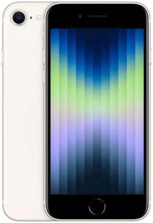 Apple iPhone SE 3 (3rd Gen) 64GB Fully Unlocked Verizon T-Mobile AT&T 4G LTE (2022) - Starlight - Good Condition