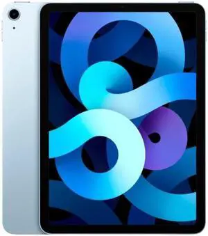 Apple iPad Air 4 (4th Gen) 64GB - Wi-Fi + Cellular - 10.9" - Sky Blue - (2020) - Good Condition