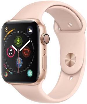 Apple Watch Series 4 44mm GPS - Gold Aluminum Case - Pink Sport Band (2018) - Good Condition