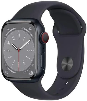 Apple Watch Series 8 41mm GPS + Cellular Unlocked - Midnight Aluminum Case - Midnight Sport Band (2022) - Good Condition Apple Watch Series 8 41mm GPS + Cellular Unlocked - Midnight Aluminum Case - Midnight Sport Band (2022) - Good Condition
