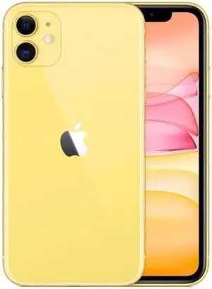 Apple iPhone 11 64GB Fully Unlocked Verizon T-Mobile AT&T 4G LTE (2019) - Yellow - Good Condition