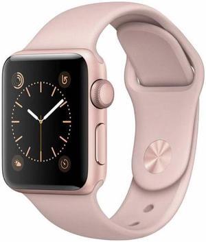 Apple Watch Series 3 42mm GPS - Gold Aluminum Case - Pink Sport Band (2017) - Good Condition