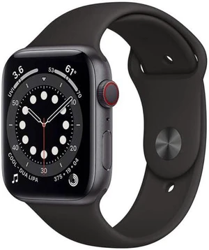 Apple Watch Series 6 40mm GPS - Space Gray Aluminum Case - Black Sport Band (2020) - Very Good Condition Apple Watch Series 6 40mm GPS - Space Gray Aluminum Case - Black Sport Band (2020) - Very Good Condition